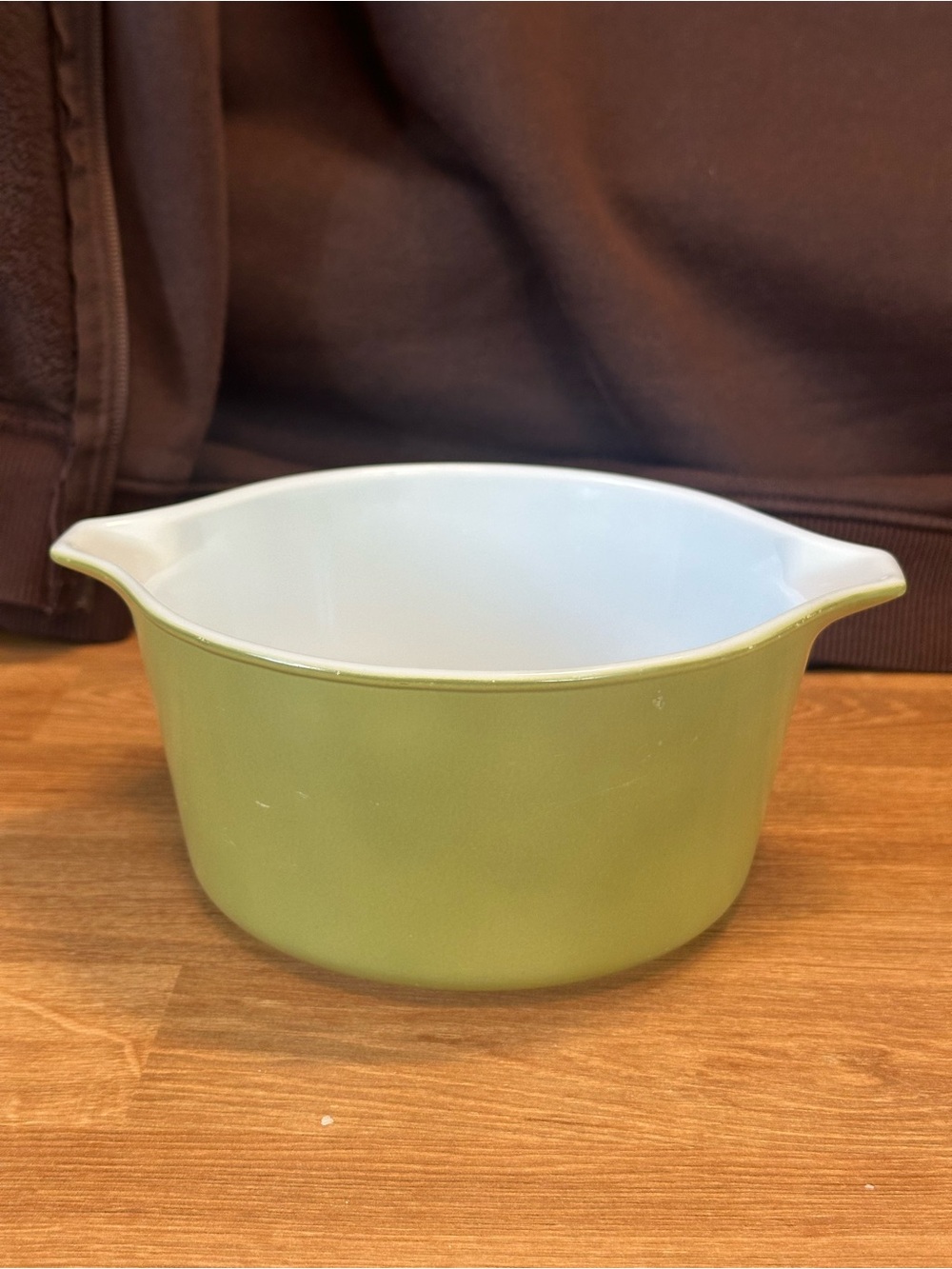 Vintage Pyrex #473 Verde Green 1 Qt Cinderella Casserole No Lid